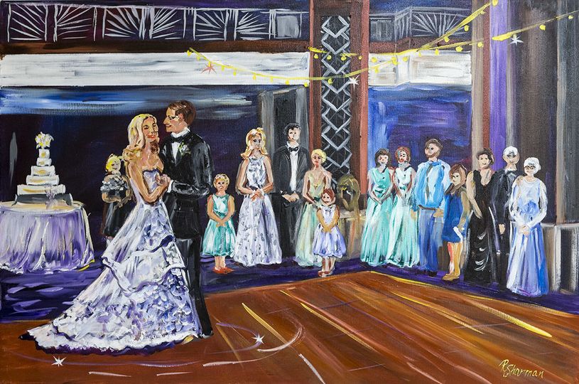 Live Event Painting By Renata Ceremony Music Richardson Tx