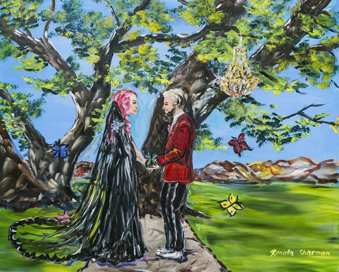 Live Event Painting By Renata Ceremony Music Richardson Tx