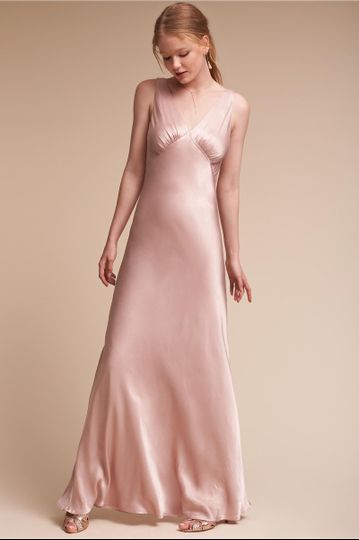 Watters	BHLDN Carnegie Dress		Chic and understated, this airy dress features a plunging back...
