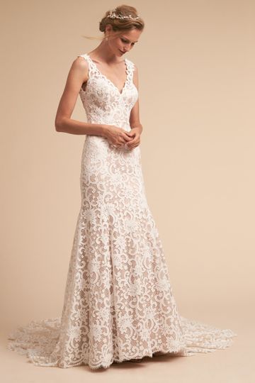 WTOO by Watters	BHLDN Pippin Gown		Vintage-inspired with a decidedly modern appeal, this slim...