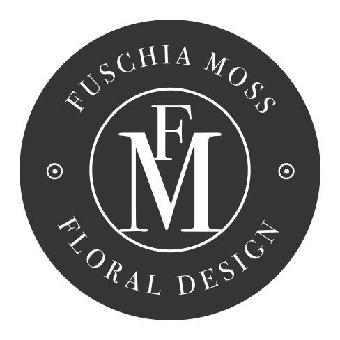 Fuschia Moss Floral Design