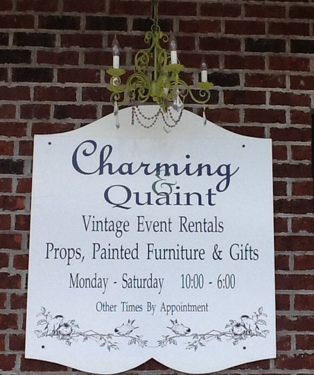 Charming & Quaint Vintage Event Rentals