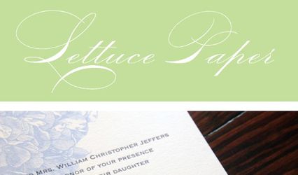 Lettuce Paper