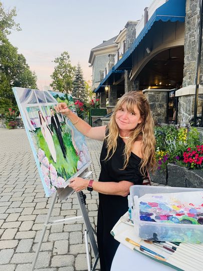 Mary Jo Bradley- Live Art Painting & Custom Guest Portraits