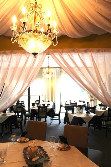 The Empress Tea Room With Divine Menus Catering Venue