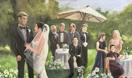 Amelia Leslie Wedding Art