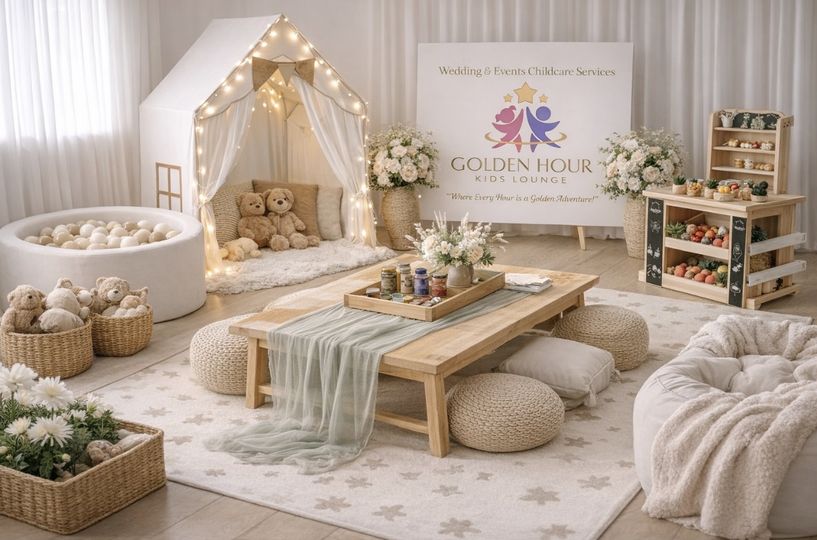 Golden hour kids lounge
