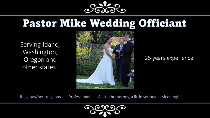 Pastor Mike Wedding Officiant