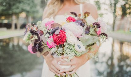 Poppies and Peonies Floral Design