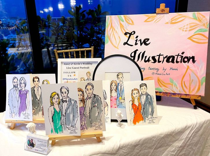 Wedding Painting by Manzi