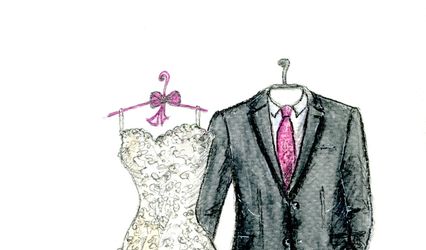 Dreamlines Personalized Wedding Dress Sketch