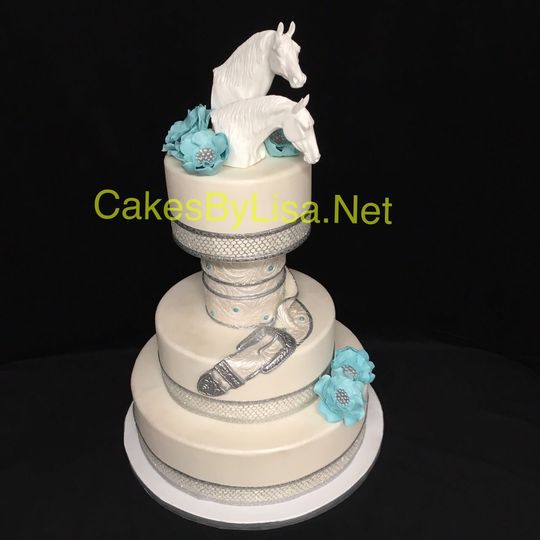 Cakes By Lisa Wedding Cake Ocala Fl Weddingwire