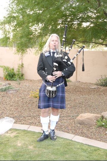 The Bagpiper Michael McClanathan