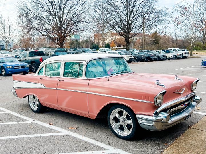 Pink Chevy Weddings