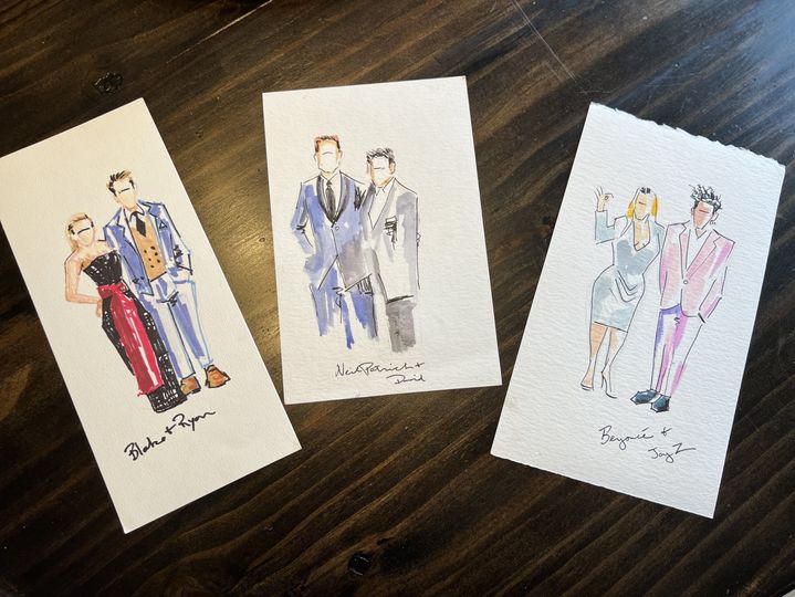 Jeffrey Hull Live Wedding Painting