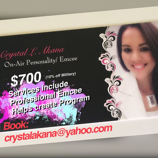 Emcee Crystal Akana