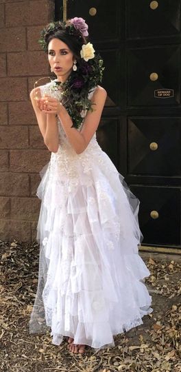 Designs By Marie Sophia Dress Attire Shell Knob Mo Weddingwire