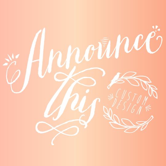 Announce This! Wedding Stationery & Custom Designs