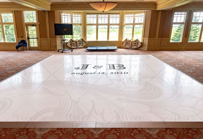 Dance Floor Decal Lighting Decor Gurnee Il Weddingwire