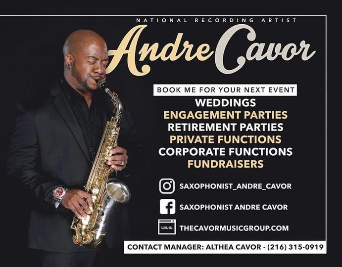 Saxophonist Andre Cavor