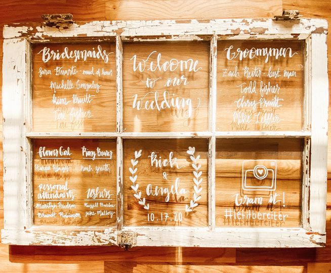 Dusty Blue Lettering
