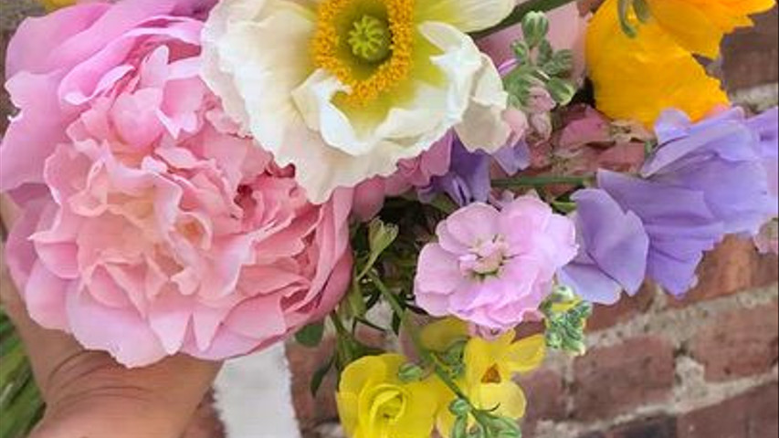 Spring wedding bouquet 