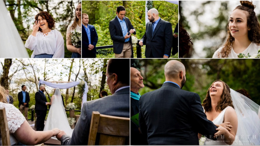 Stunning COVID Backyard Wedding