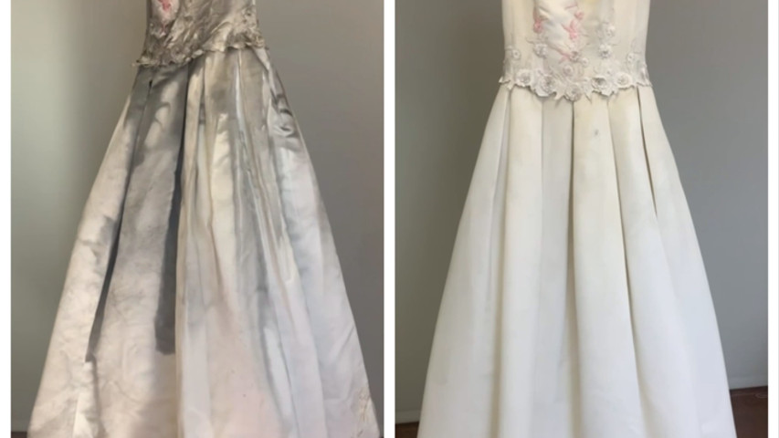 Restoration of Wedding Gowns Rescued from Fire