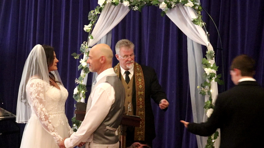 Putting on a ring with Windex