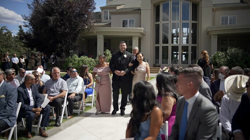 The happy couple