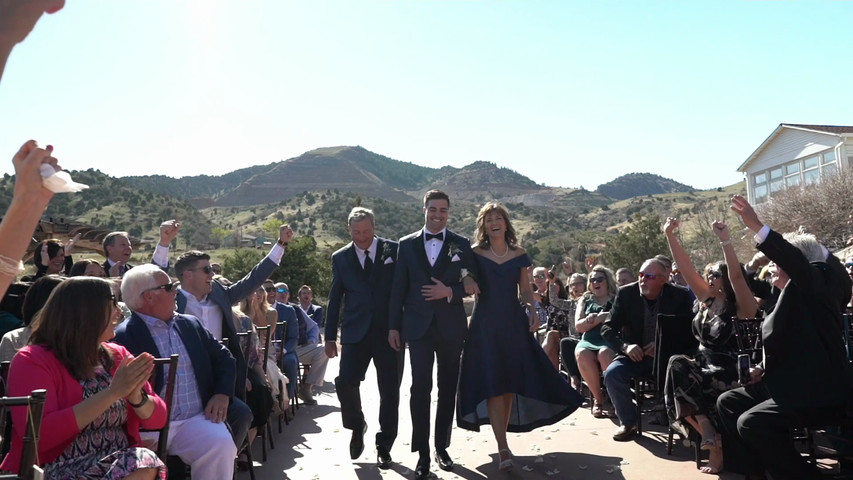The happy couple