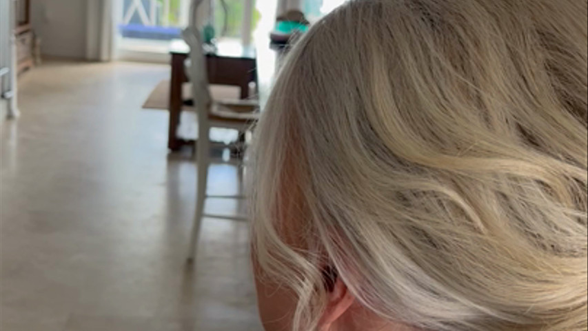 Thin fine hair updo 