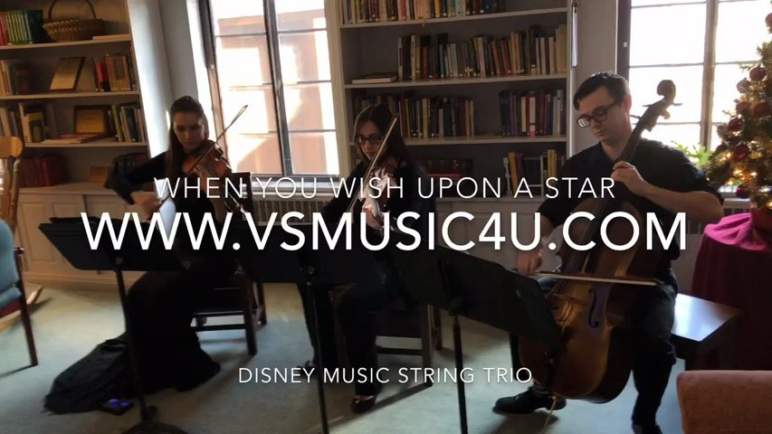 VSMUSIC4U String trio performs Disney music