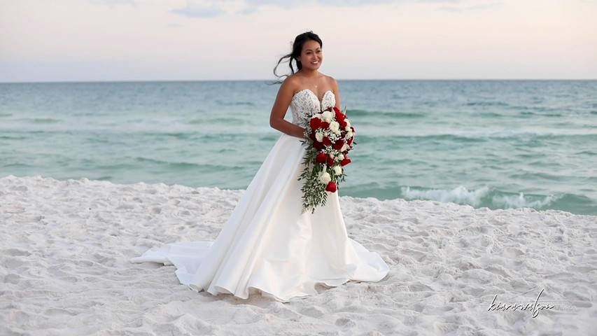 Romantic Red Rose Wedding