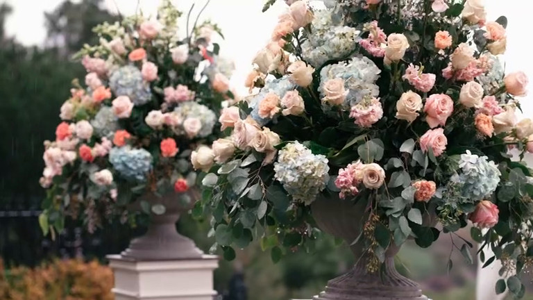 Romantic Malibu Wedding in the rain...