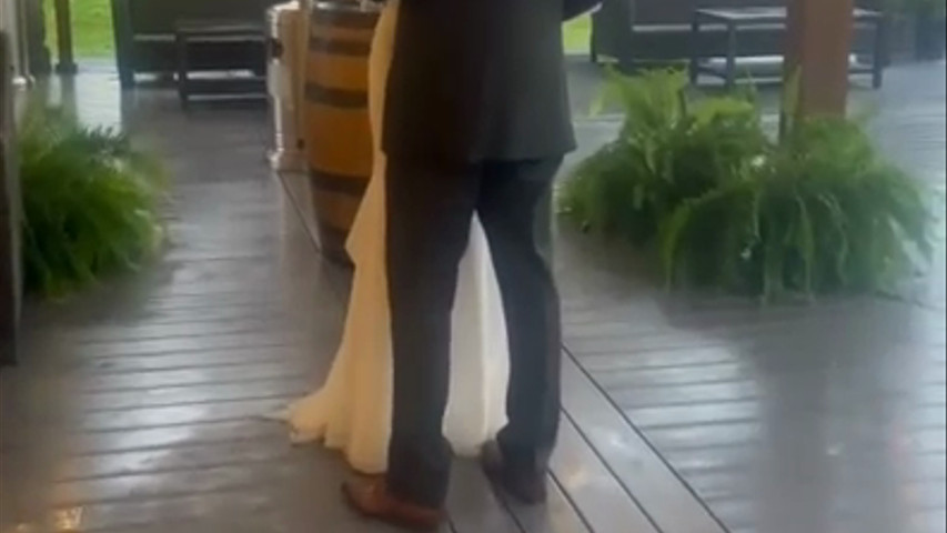 Guest Video - First Dance During Cocktail Hour 