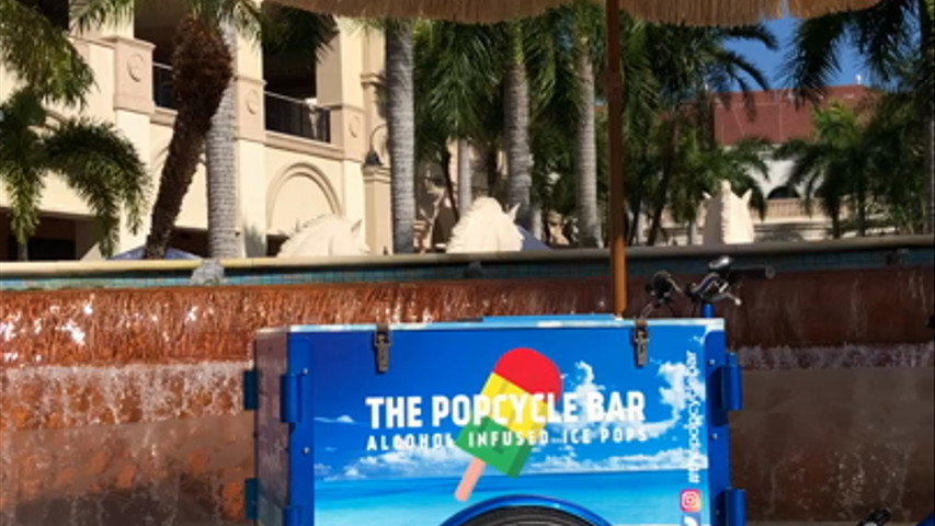 The PopCycle Bar Cart