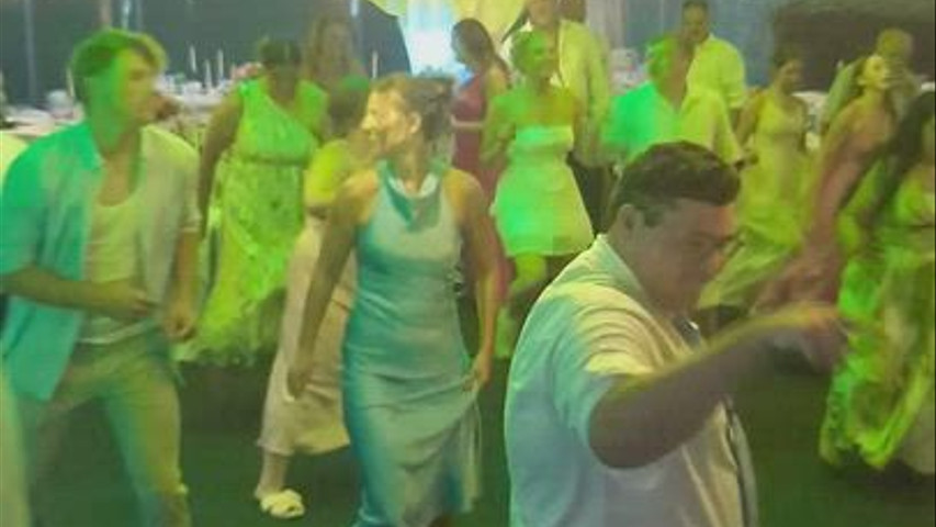 Partying with the new Mr and Mrs!!