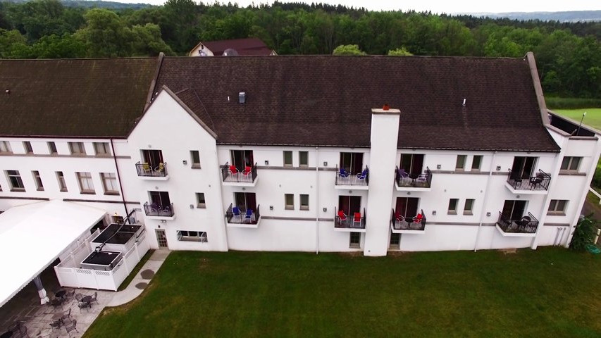 La Tourelle Hotel, Bistro, & Spa From the Sky