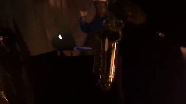 DJ Furze spinning w/ live band