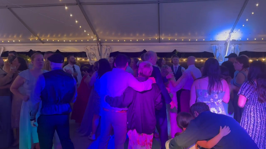 Fun at Katie and Mikes reception!