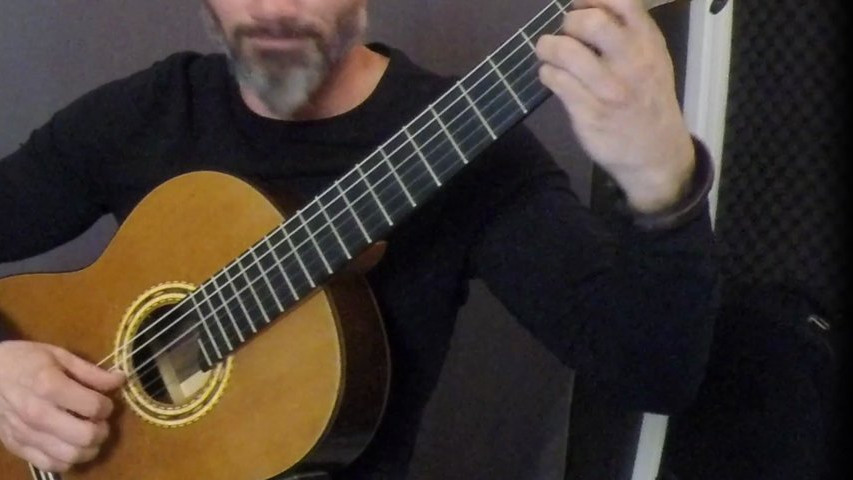 Guitar & violin play tango