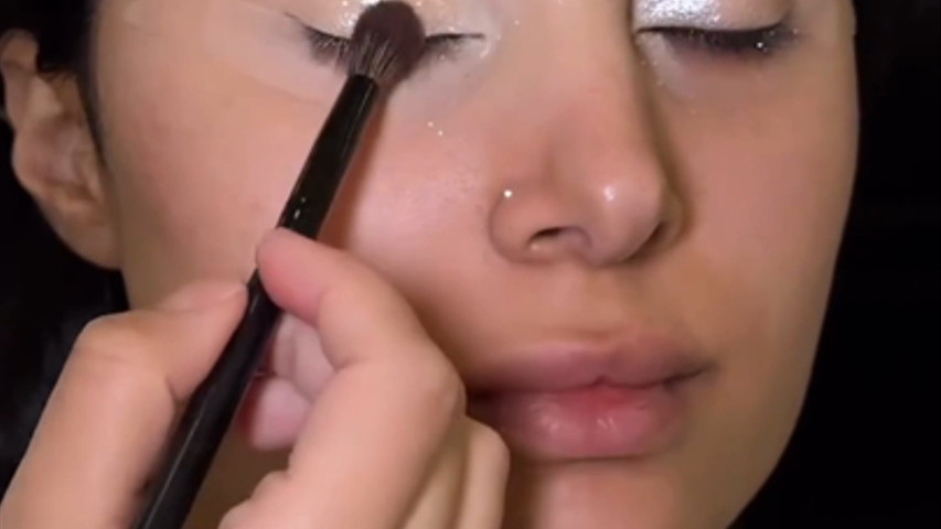 Bridal Makeup with lashes
