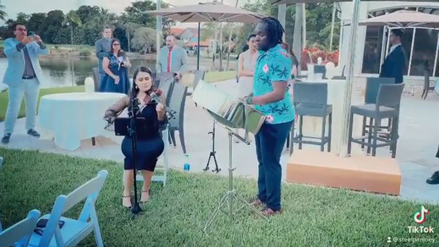  Unexpected Harmony – Steel Drums & Violin Wedding Collaboration
