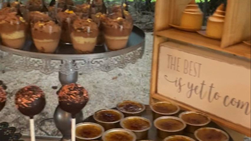 Dessert Station Cart