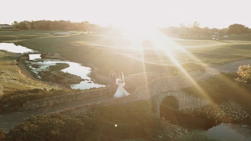 The Royal Crest Room's Romantic Grand Stone Bridge