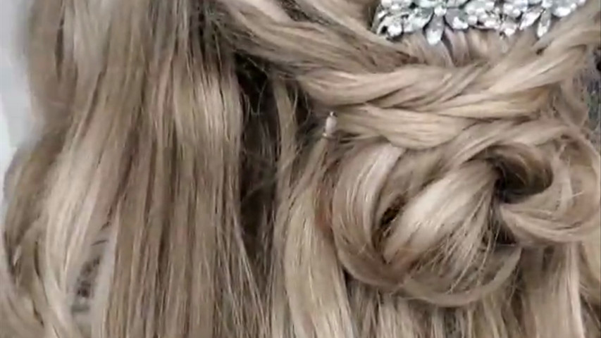Bridal hair