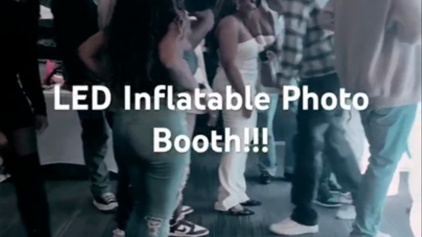 LED Inflatable Photo Booth.