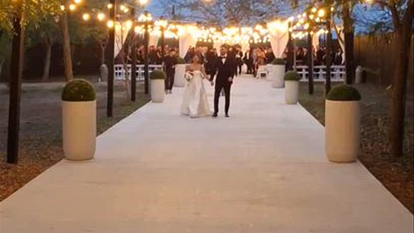 Evening Outdoor Ceremony Space