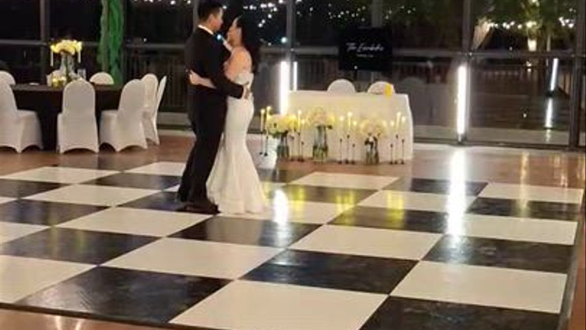 Glasshouse At Night First Dance 